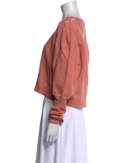 Veronica Beard Bateau Neckline Long Sleeve Sweatshirt