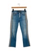 Veronica Beard Mid-Rise Straight Leg Jeans