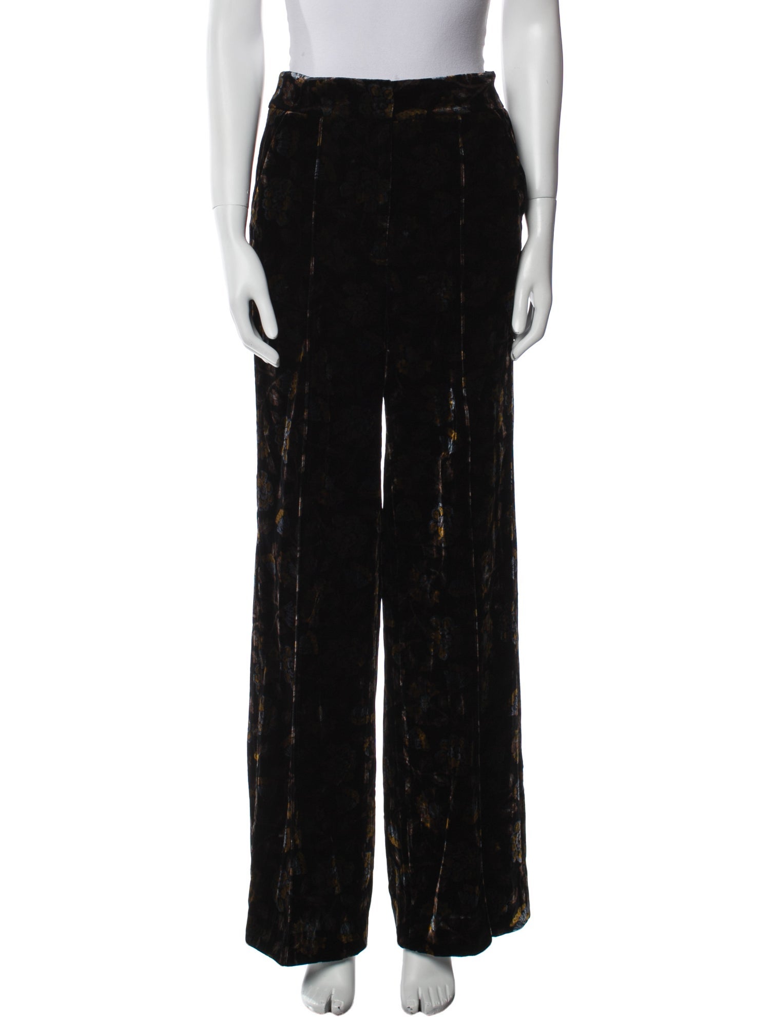 Veronica Beard Printed Wide Leg Pants