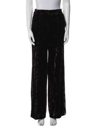 Veronica Beard Printed Wide Leg Pants