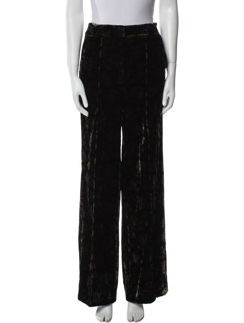 Veronica Beard Printed Wide Leg Pants