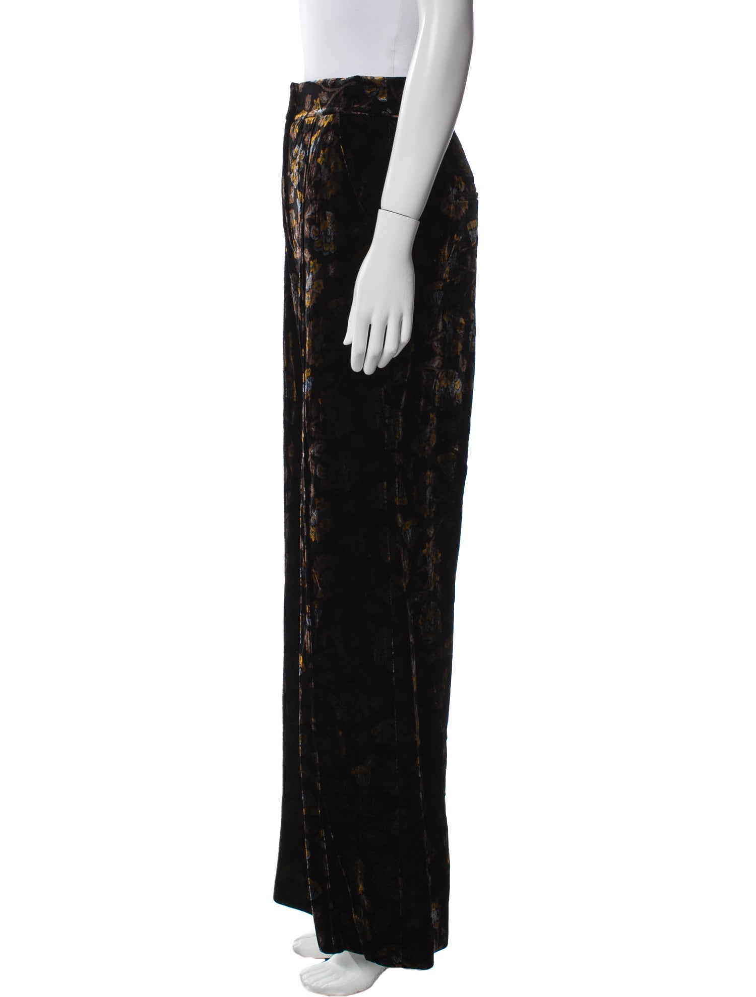 Veronica Beard Printed Wide Leg Pants