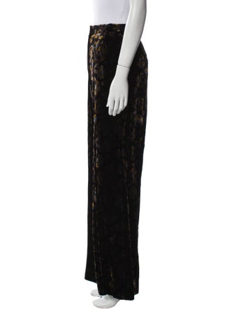 Veronica Beard Printed Wide Leg Pants