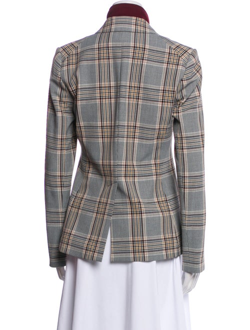 Veronica Beard Plaid Print Blazer