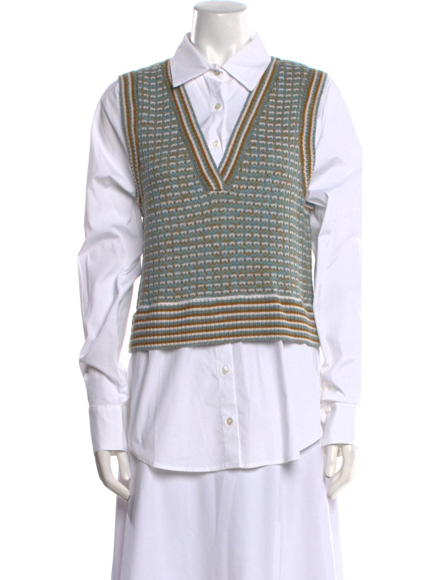 Veronica Beard Merino Wool Striped Tunic w/ Tags