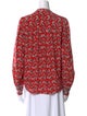 Veronica Beard Silk Printed Blouse
