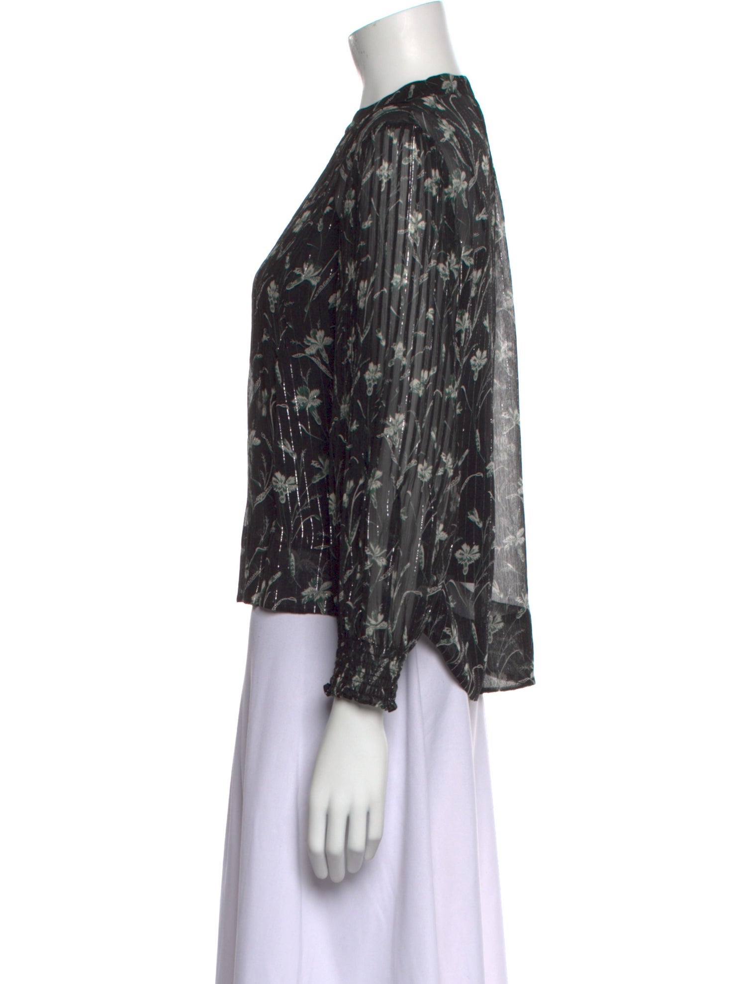 Veronica Beard Silk Printed Blouse