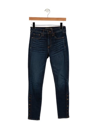 Veronica Beard Mid-Rise Skinny Leg Jeans
