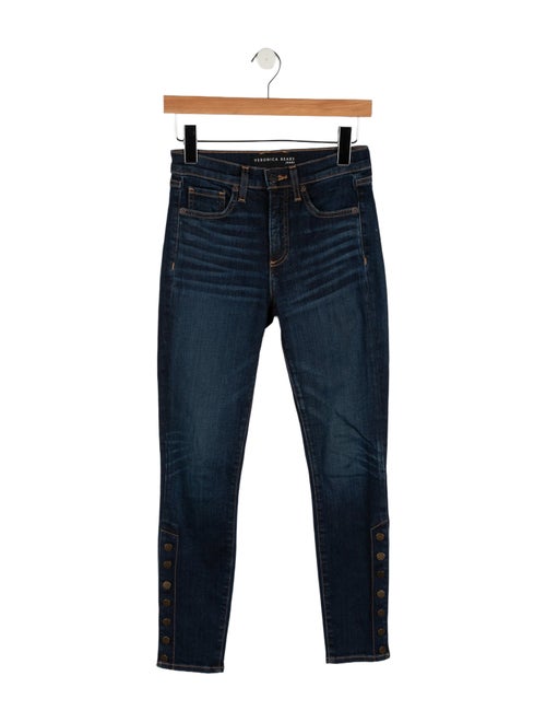 Veronica Beard Mid-Rise Skinny Leg Jeans