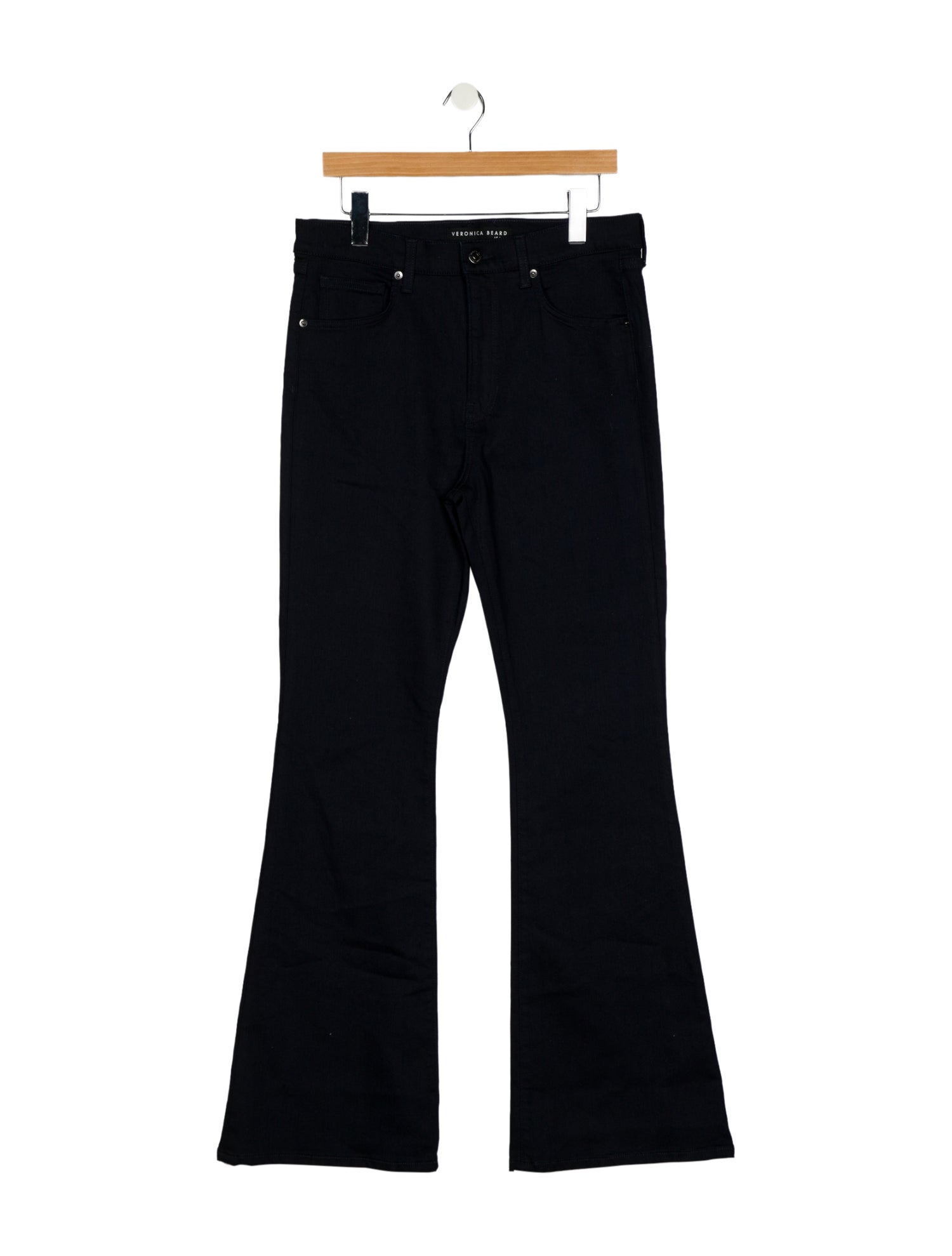 Veronica Beard High-Rise Wide Leg Jeans