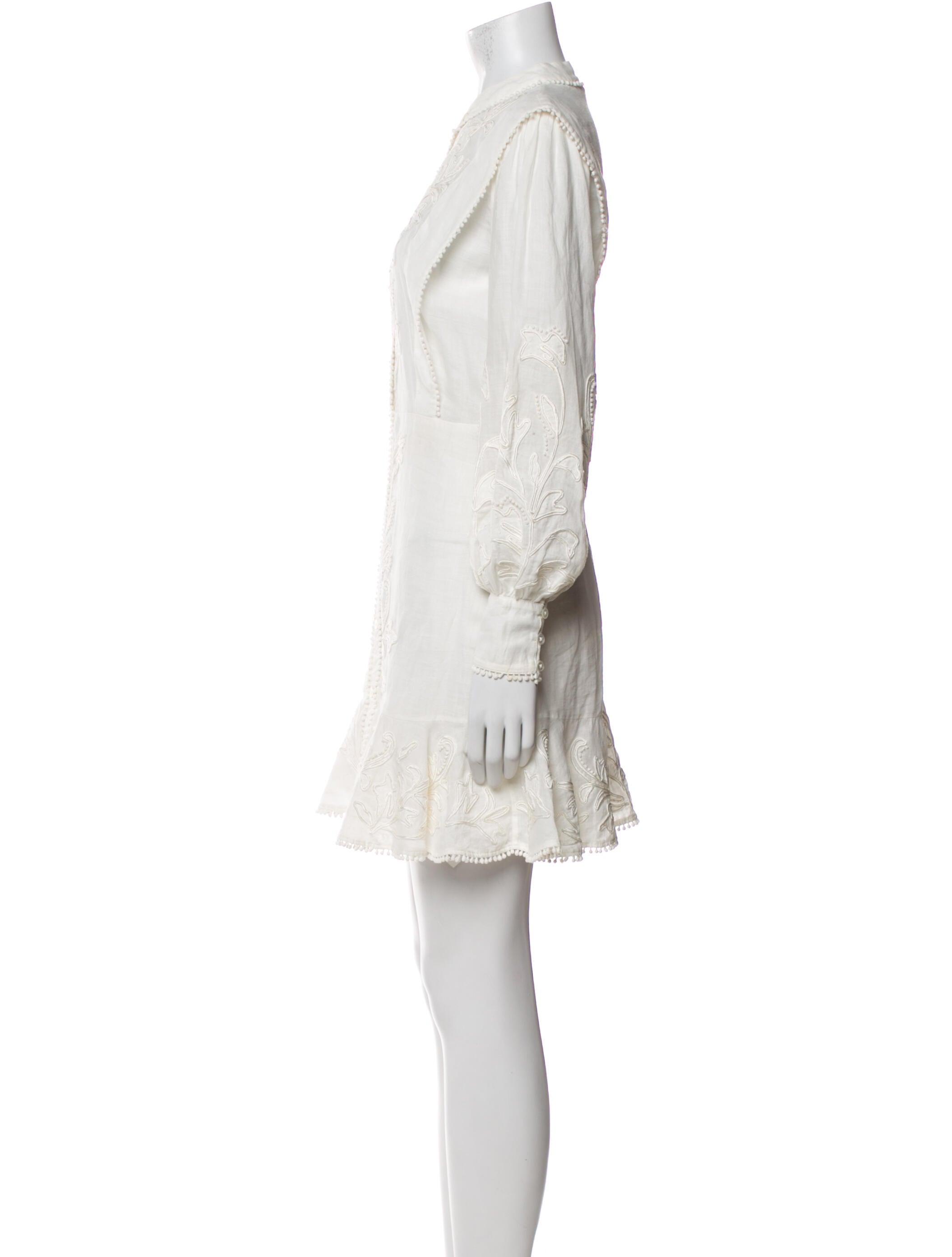 Veronica Beard Crew Neck Knee-Length Dress