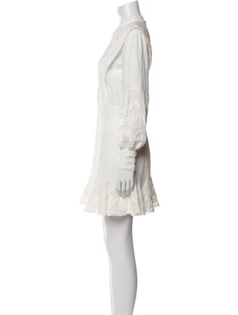 Veronica Beard Crew Neck Knee-Length Dress