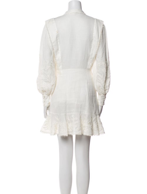 Veronica Beard Crew Neck Knee-Length Dress