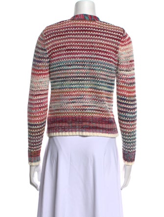 Veronica Beard Striped V-Neck Sweater