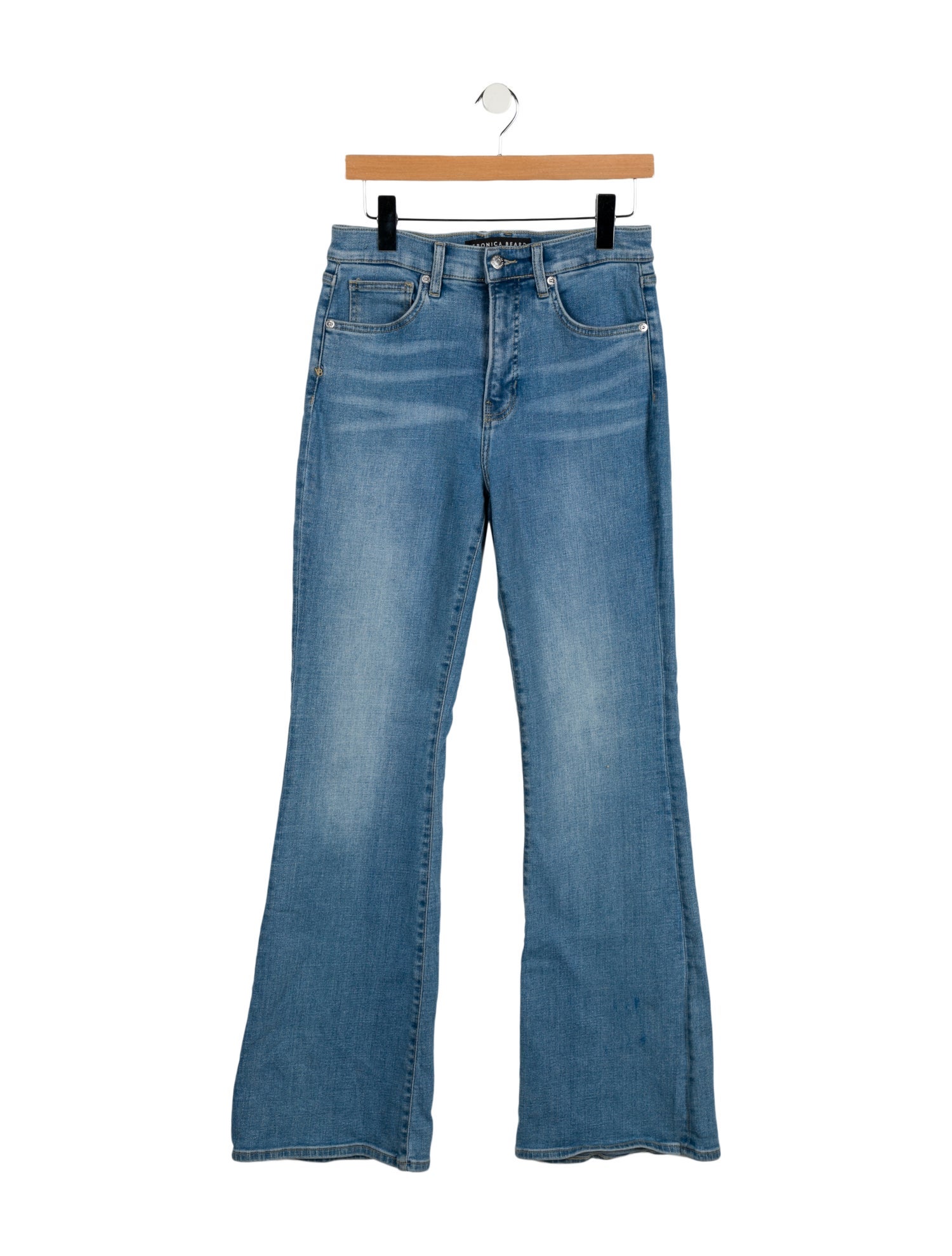 Veronica Beard High-Rise Wide Leg Jeans