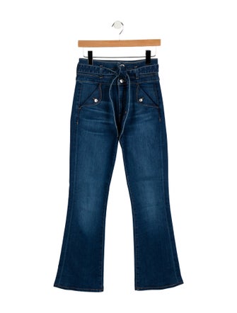 Veronica Beard High-Rise Wide Leg Jeans