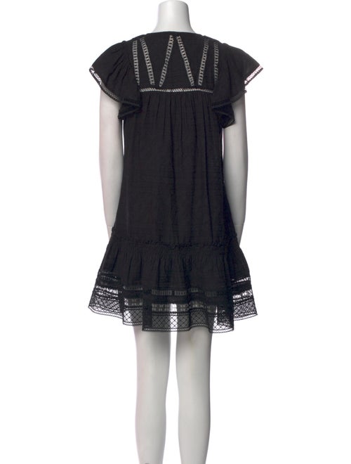 Veronica Beard V-Neck Mini Dress