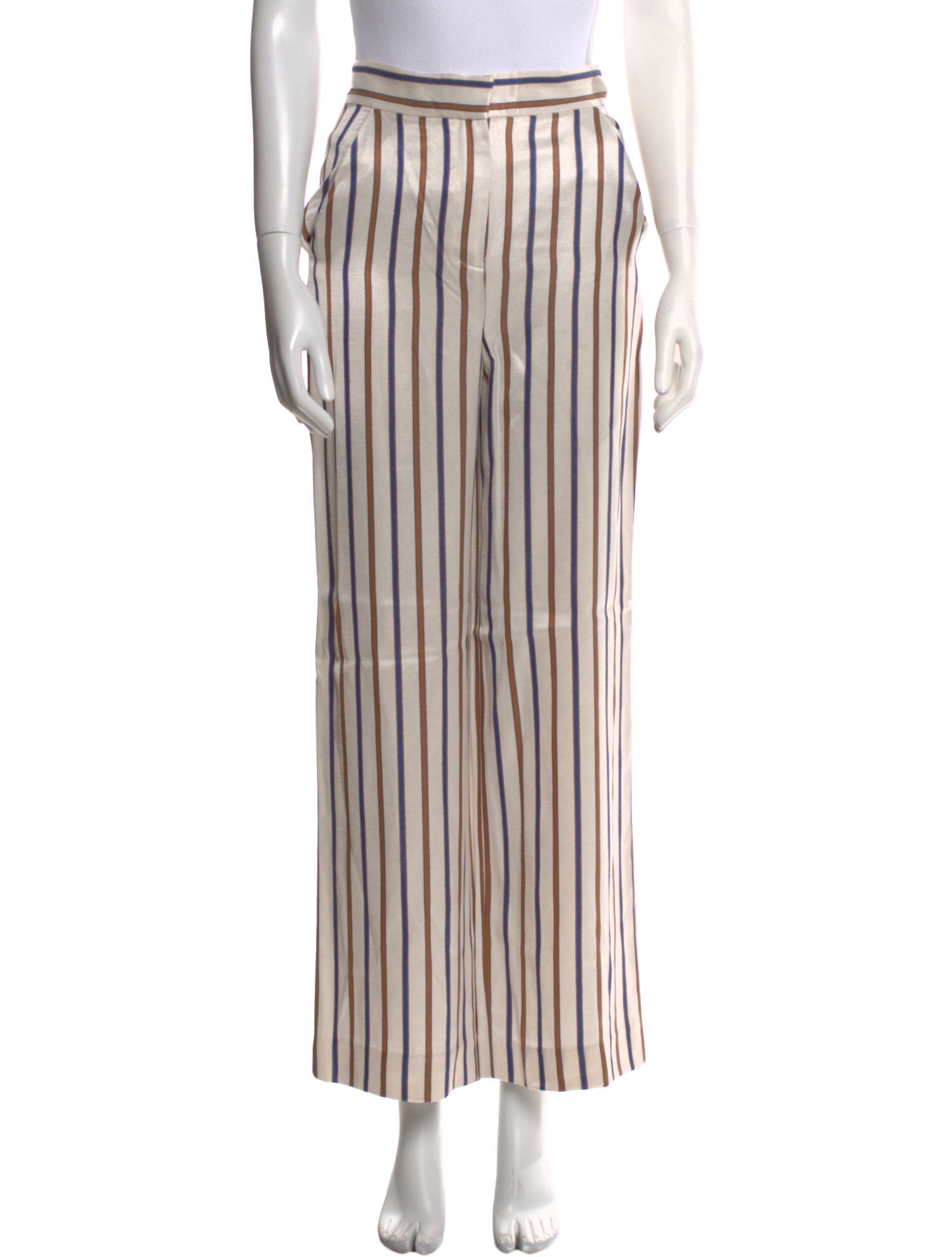 Veronica Beard Striped Wide Leg Pants w/ Tags