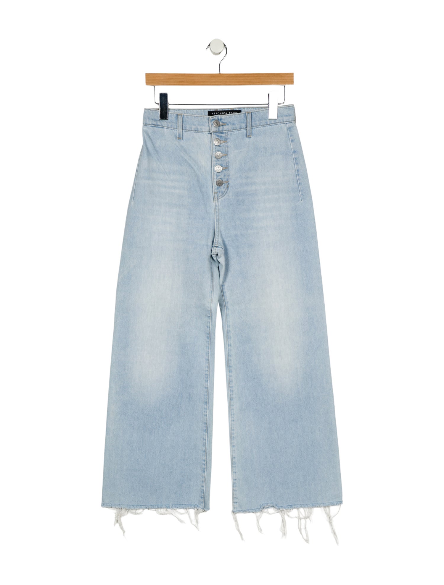 Veronica Beard High-Rise Wide Leg Jeans