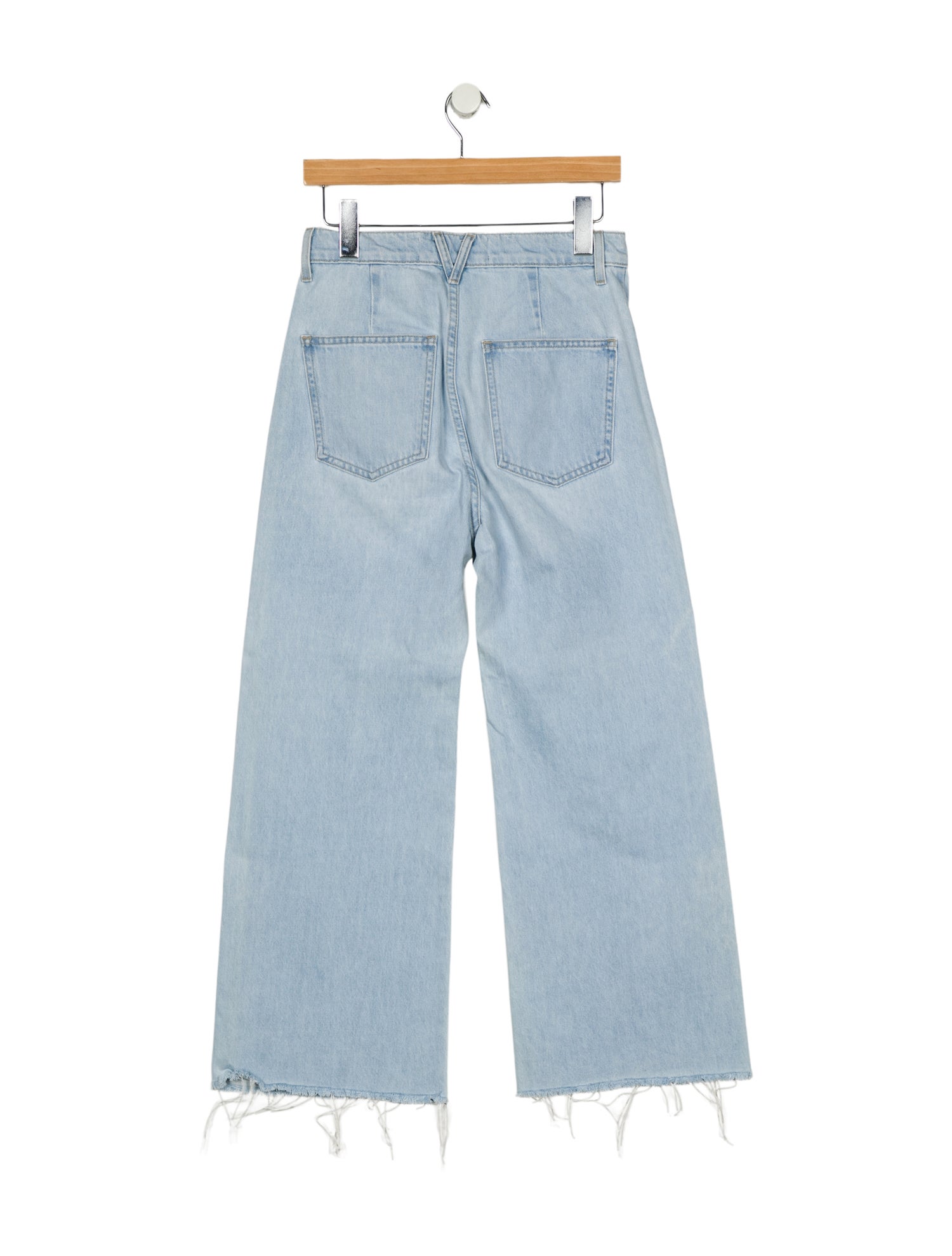 Veronica Beard High-Rise Wide Leg Jeans