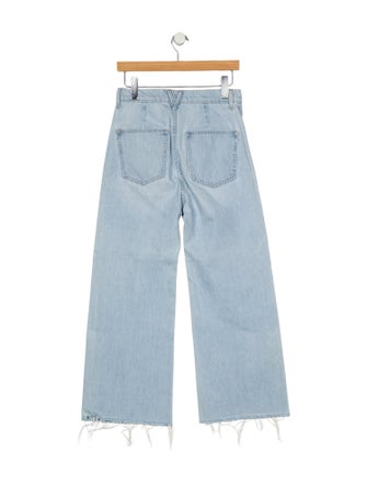 Veronica Beard High-Rise Wide Leg Jeans