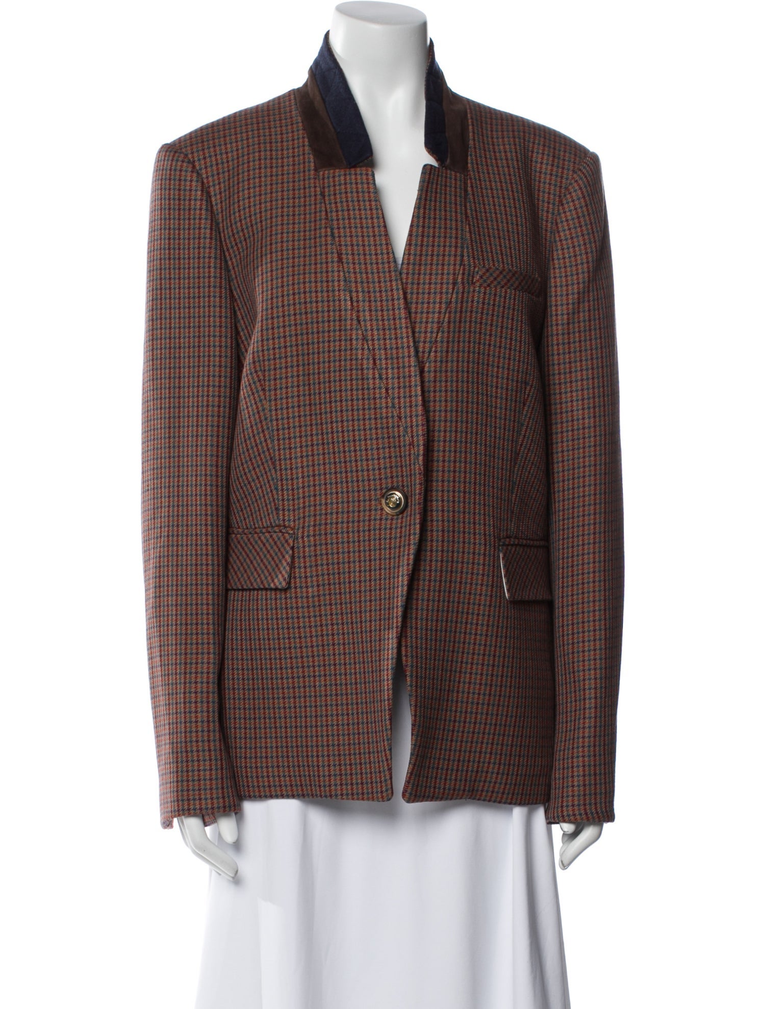 Veronica Beard Plaid Print Blazer w/ Tags