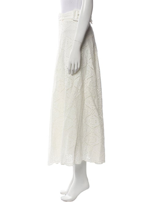 Veronica Beard Lace Pattern Midi Length Skirt