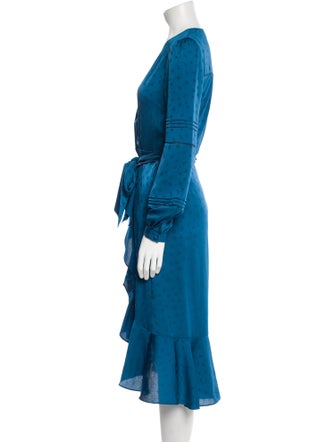 Veronica Beard V-Neck Midi Length Dress