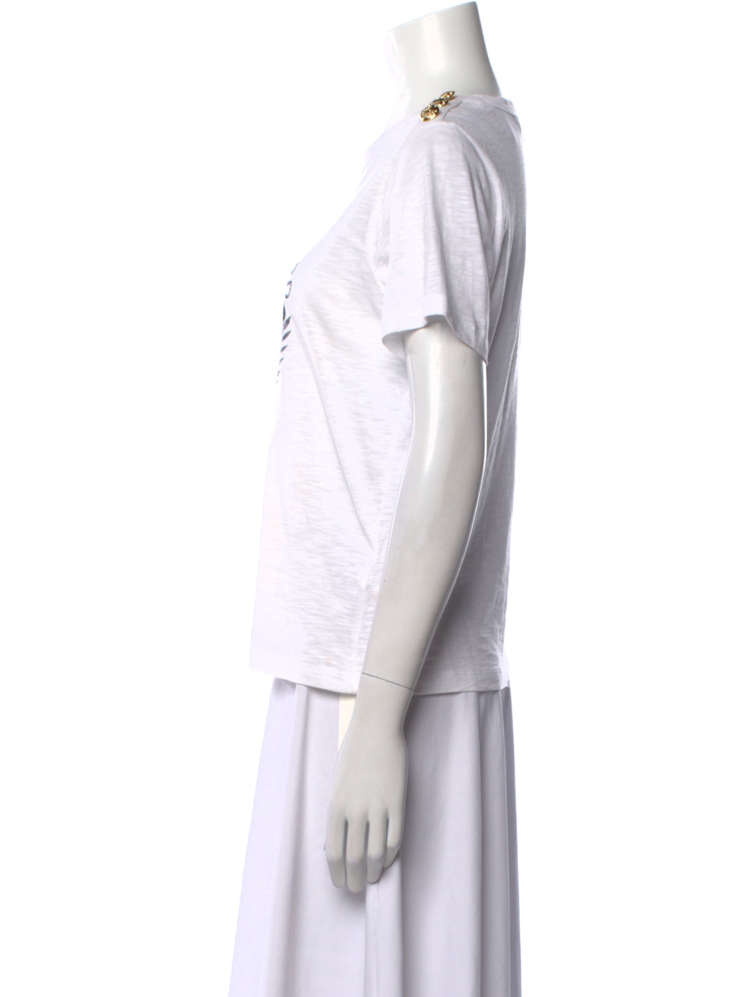 Veronica Beard Graphic Print Crew Neck T-Shirt