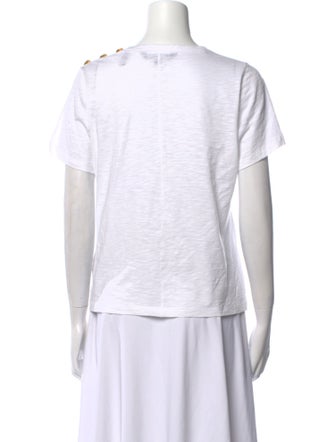 Veronica Beard Graphic Print Crew Neck T-Shirt