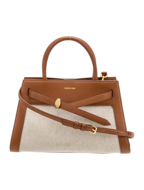 Veronica Beard Canvas Top Handle Bag