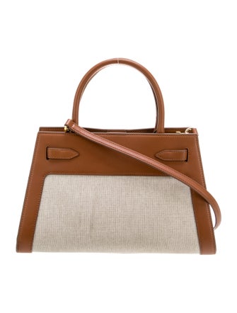 Veronica Beard Canvas Top Handle Bag