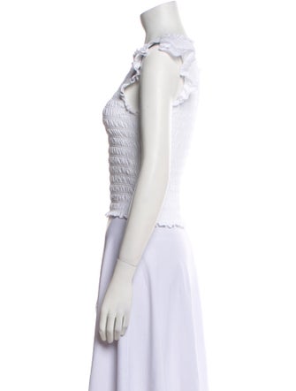 Veronica Beard Crew Neck Sleeveless Top