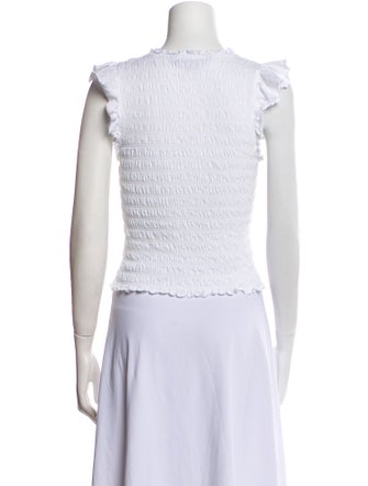 Veronica Beard Crew Neck Sleeveless Top