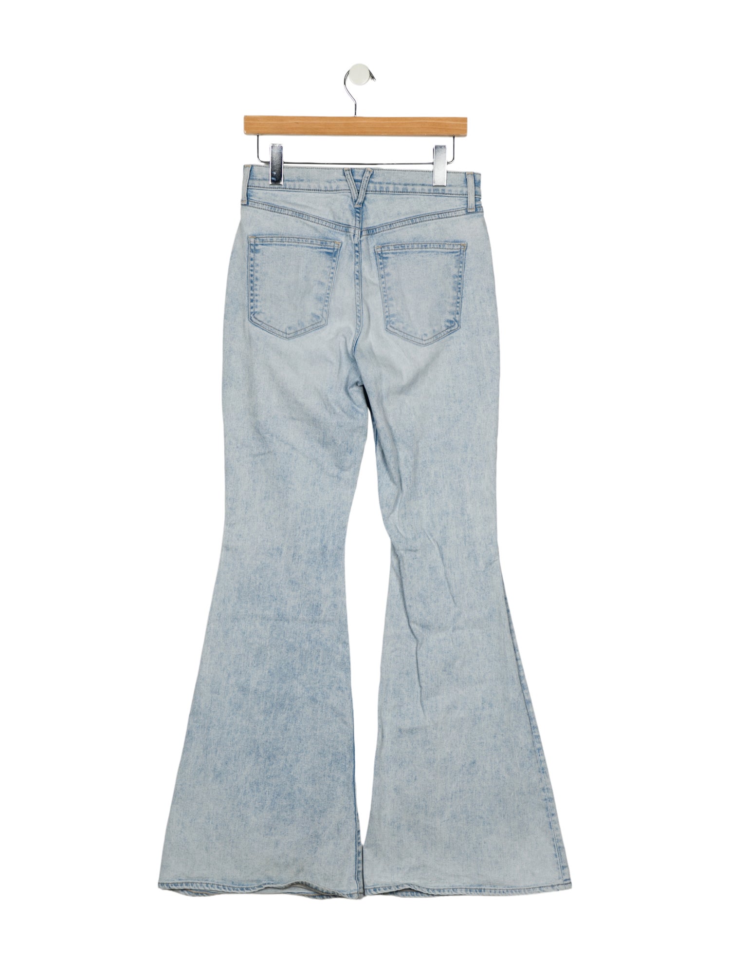 Veronica Beard High-Rise Wide Leg Jeans