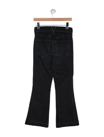 Veronica Beard High-Rise Wide Leg Jeans