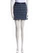 Veronica Beard Striped Mini Skirt