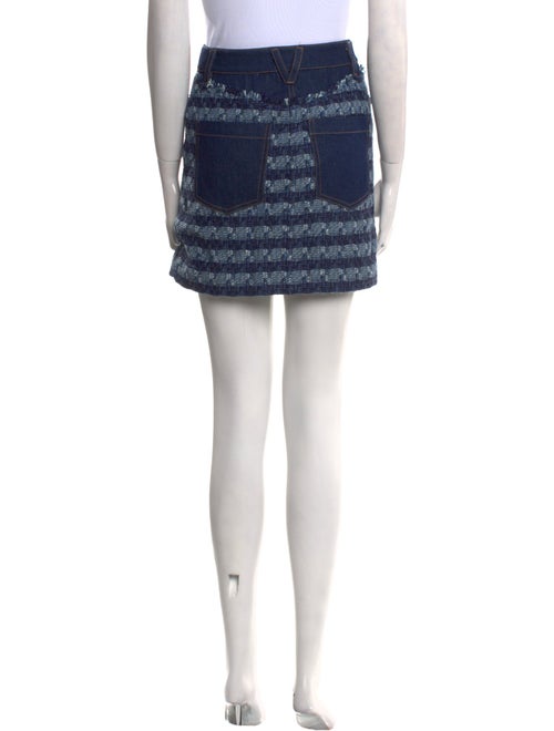 Veronica Beard Striped Mini Skirt