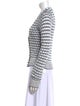 Veronica Beard Striped V-Neck Sweater