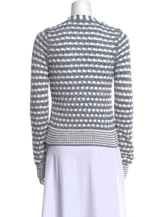 Veronica Beard Striped V-Neck Sweater