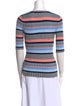 Veronica Beard Linen Striped Top