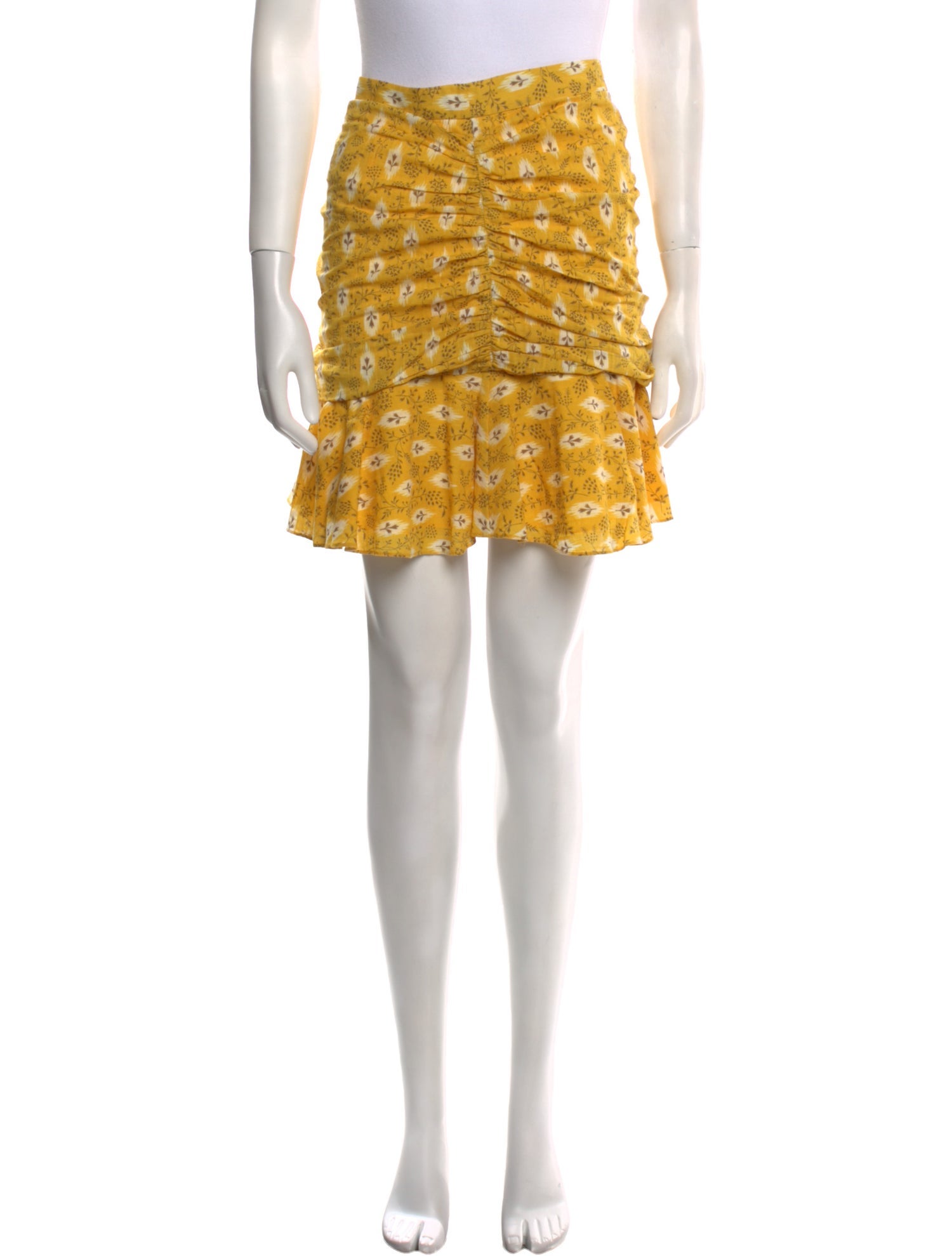 Veronica Beard Floral Print Mini Skirt