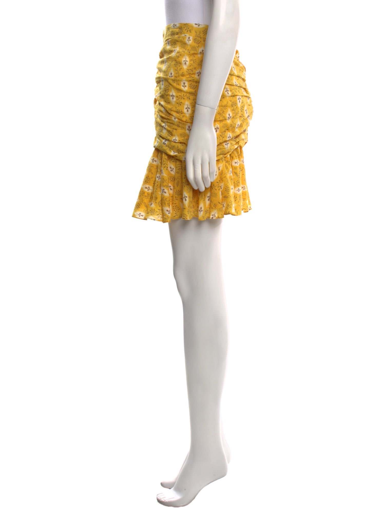 Veronica Beard Floral Print Mini Skirt