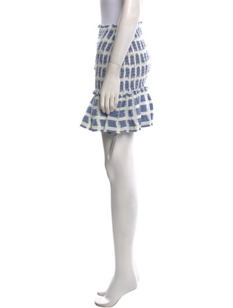 Veronica Beard Printed Mini Skirt