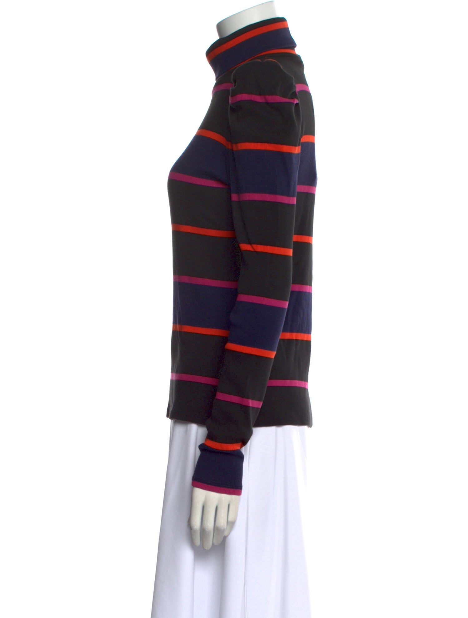 Veronica Beard Supima Cotton Striped Sweater