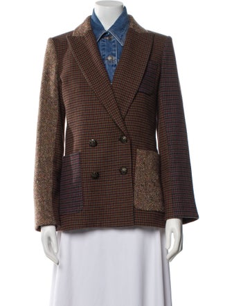 Veronica Beard Houndstooth Print Blazer