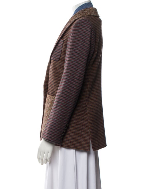 Veronica Beard Houndstooth Print Blazer