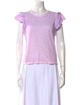 Veronica Beard Crew Neck Short Sleeve T-Shirt