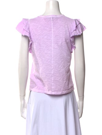 Veronica Beard Crew Neck Short Sleeve T-Shirt