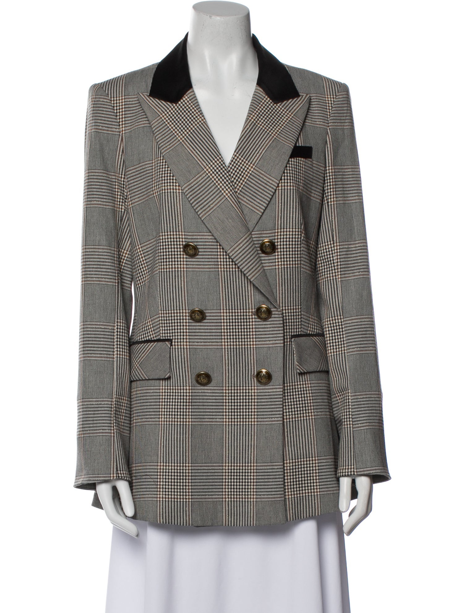 Veronica Beard Plaid Print Blazer w/ Tags